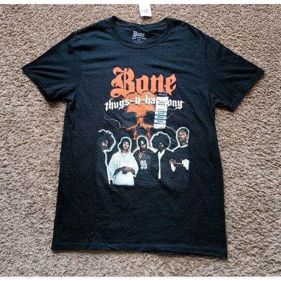 Gildan Other - Bone Thugs-N-Harmony T-Shirt Men's Size Medium 90s Graphic Print Black Shirt